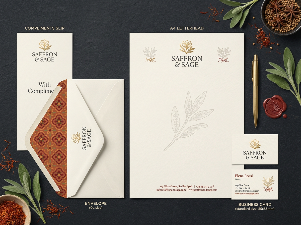 Typography specimen sheet showing all typefaces and hierarchy