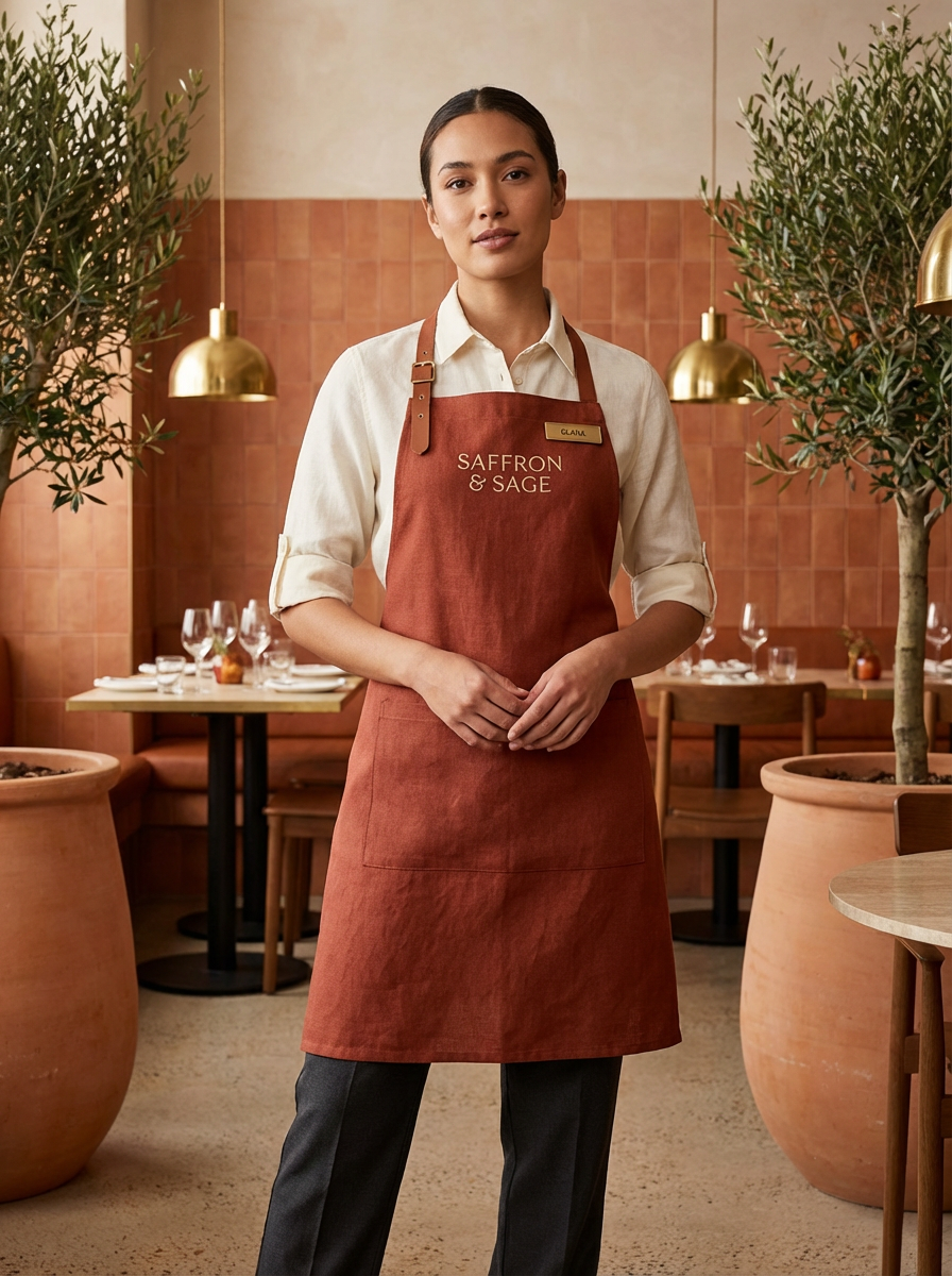 Host podium with logo and welcome sign