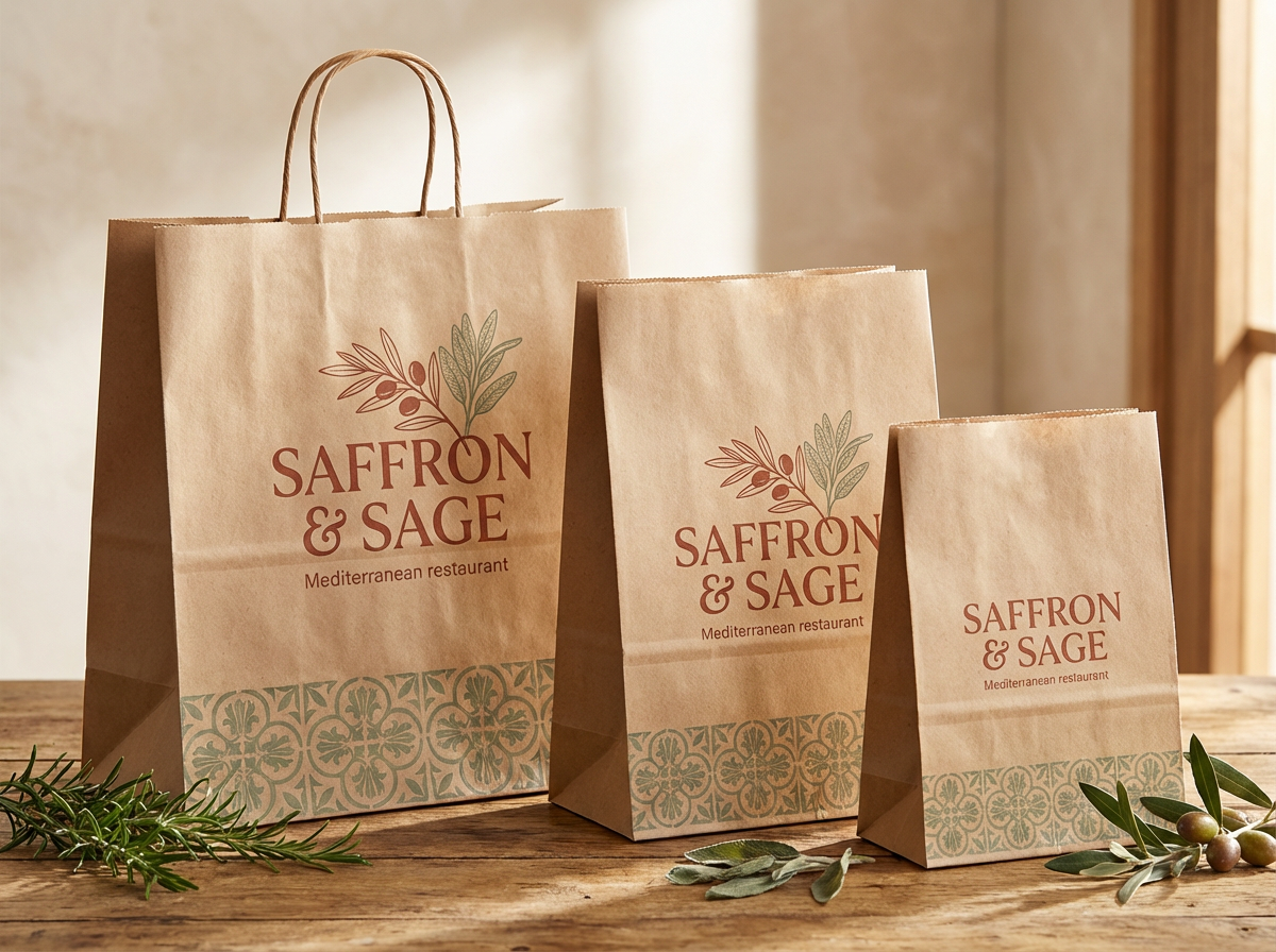 Branded cutlery wrap band