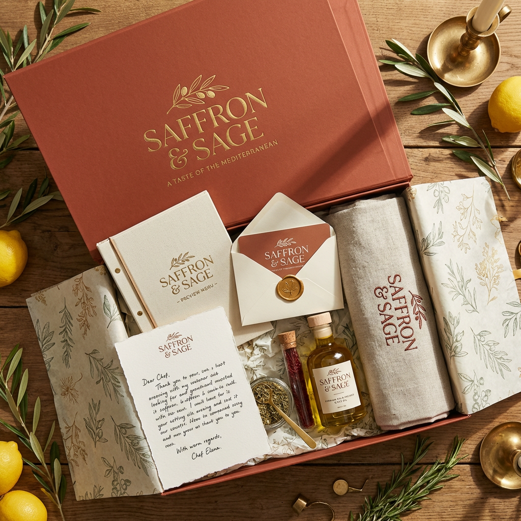 Windowed dessert box, branded