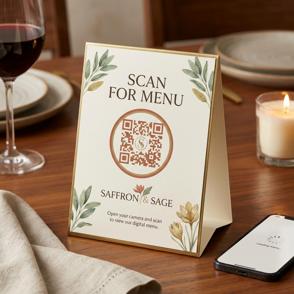 Waiter apron design on model or flat-lay