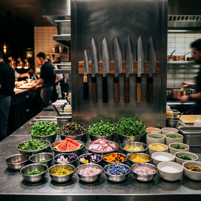 Commercial Kitchen Prep Station