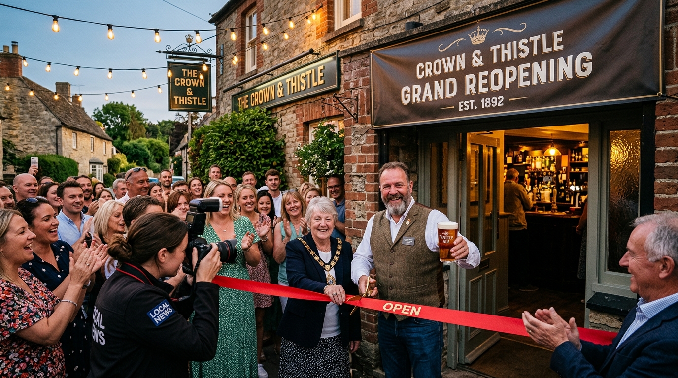 Grand reopening campaign — poster, flyer, social media, and banner