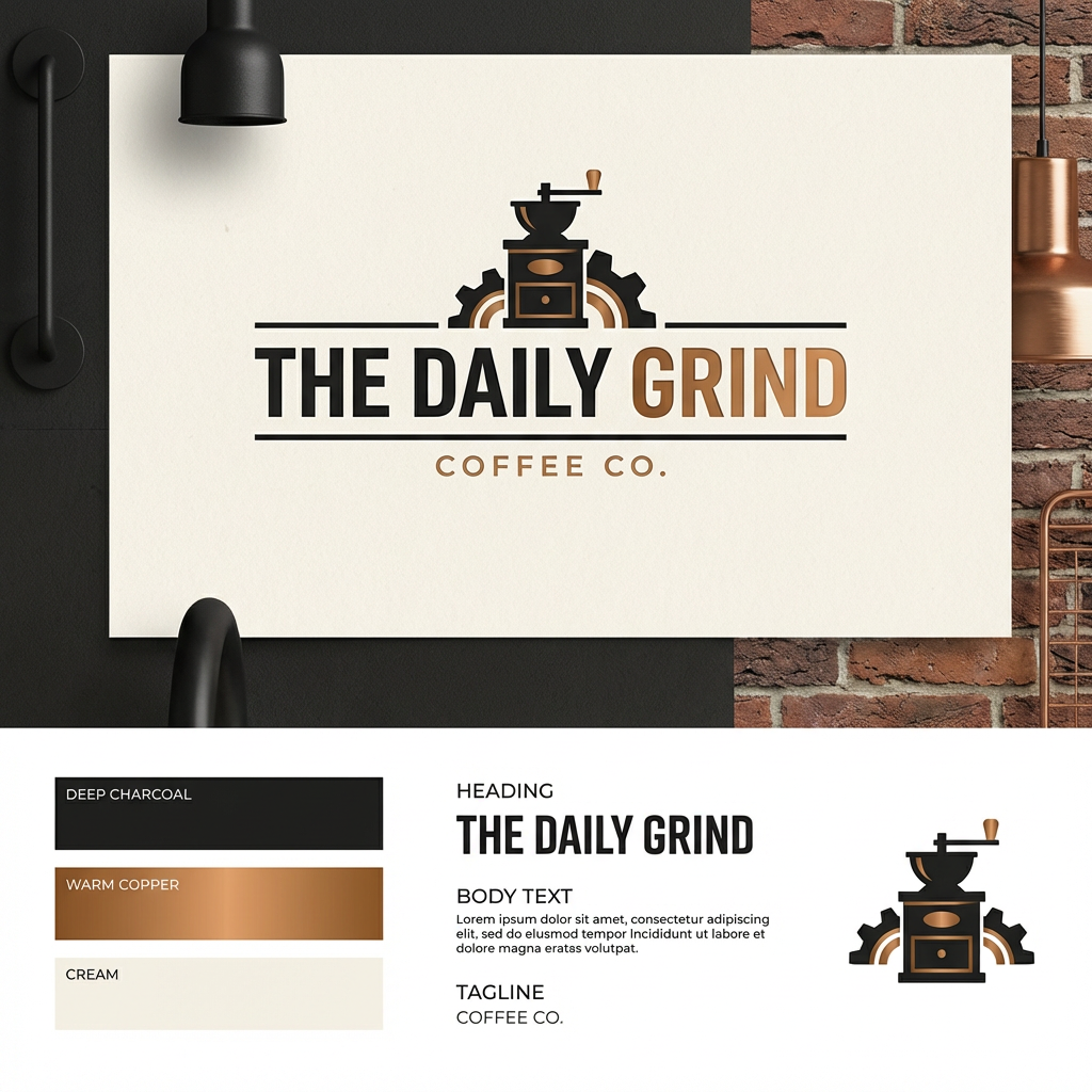 Small and large branded paper bags with pastry box