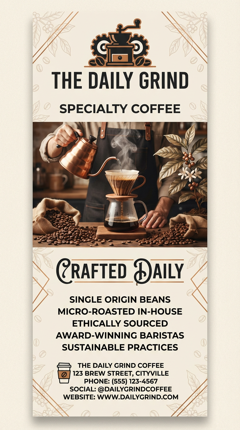 Staff t-shirt front (chest logo) and back (full logo/tagline)